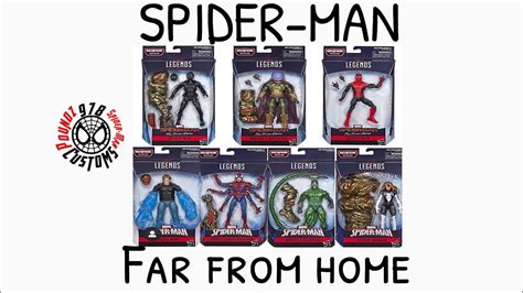 Spider Man Far From Home Marvel Legends Molten Man Wave Mysterio Hydro