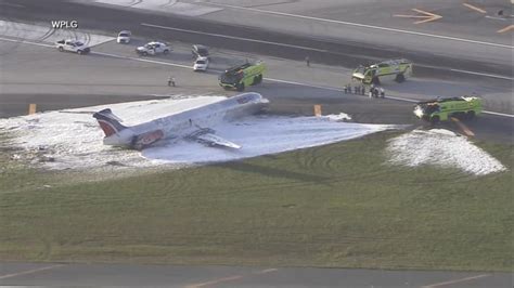 Video Investigation Underway Into Jets Fiery Crash Landing In Miami