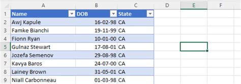 How To Insert Table In Excel Using Vba