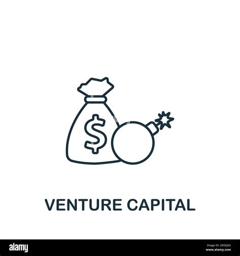 Venture Capital Icon Simple Line Element Investments Symbol For