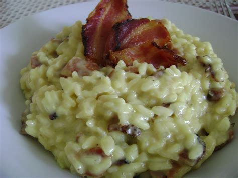 Risoto De Queijo E Bacon Um Prato Sofisticado E Muito Saboroso