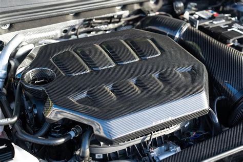 Gmp Performance Vw Mk8 Gti Golf R Eventuri Black Carbon Engine Cover