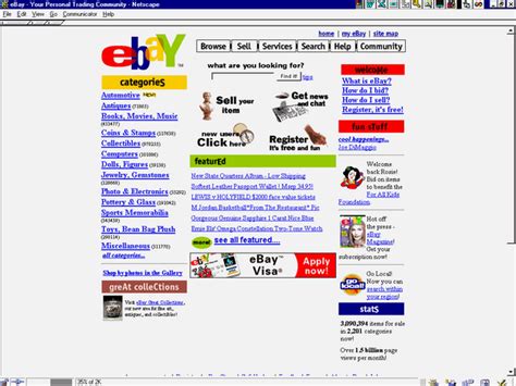 This Is What Ebays Website Looked Like In 1995 When It Debuted R