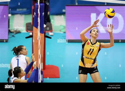 Kobe, Japan. 14th May, 2017. Naz Aydemir (VFK) Volleyball : 2017 FIVB ...