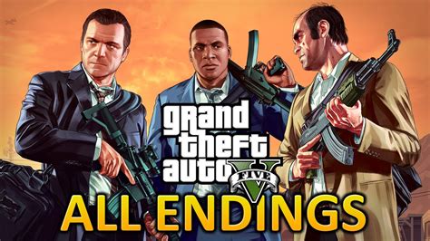 Gta Pc All Endings Final Missions Youtube