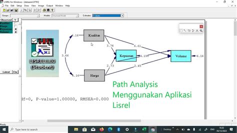 Analisis Jalur Menggunakan Aplikasi Lisrel Youtube