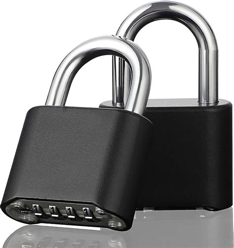 Combination Padlockscyrmiug® 4 Digit Resettable Combination Lock With