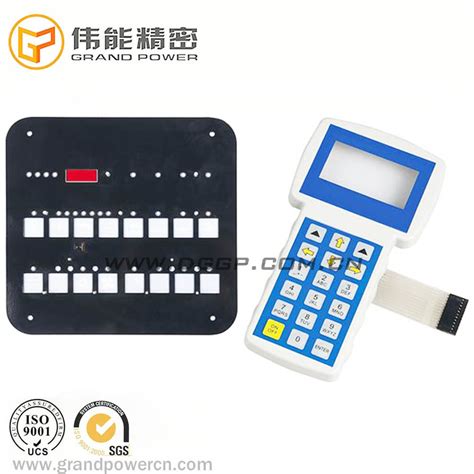 Silicon Keypad Embossed Key Polydome Membrane Switch Control Panel