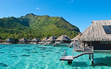 Hd Wallpaper Tahiti St Regis Bora Bora French Polynesia Luxury