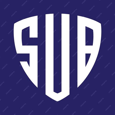 Premium Vector | Creative SUB Logo Design Template