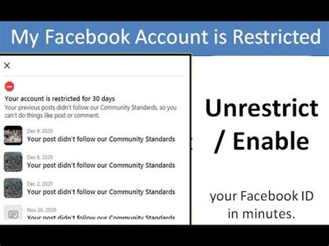 How To Remove Account Restricted From Facebook Account Community