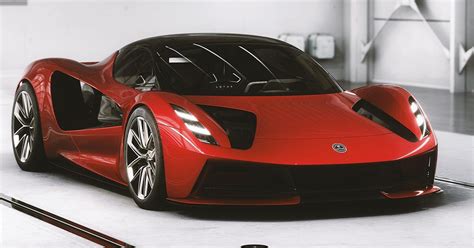 Lotus Evija electric supercar looks rad in red - CNET