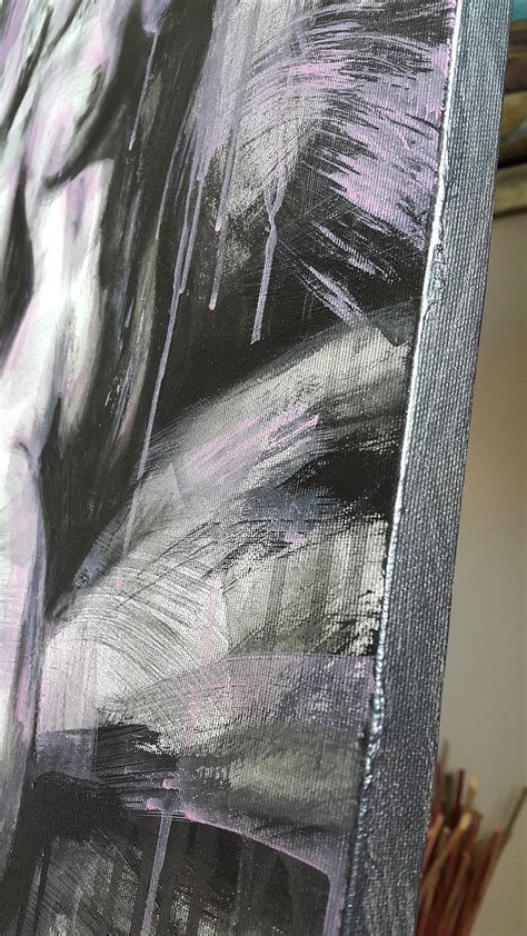 Emotion Abstract Painting Nude Woman Art Erotic Nude Girl Etsy
