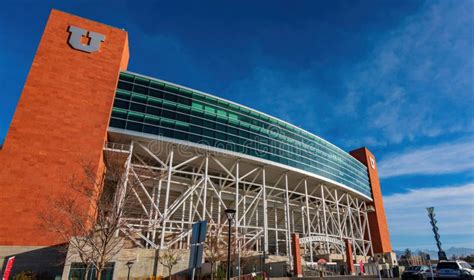 Exterior View Of The Rice Eccles Stadium Editorial Photography Image Of Sunny Lake 236328872