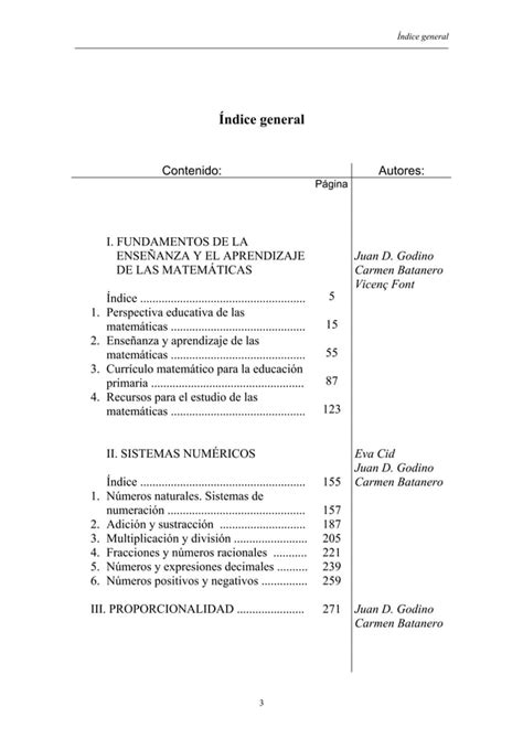 Didactica De Las Matematicas Para Maestros Pdf