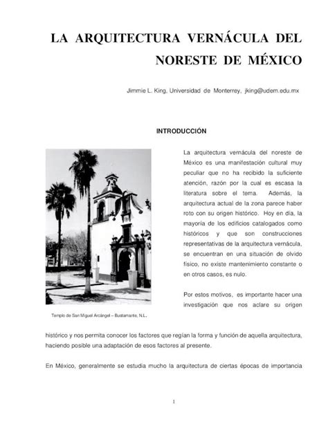 Pdf La Arquitectura Vern Cula Del Noreste De Pdf File La