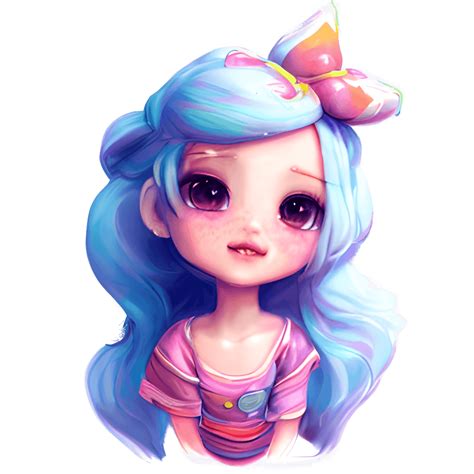 Cute Chibi Girl · Creative Fabrica