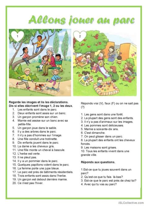 64 Jouer Français Fle Fiches Pedagogiques Pdf And Doc