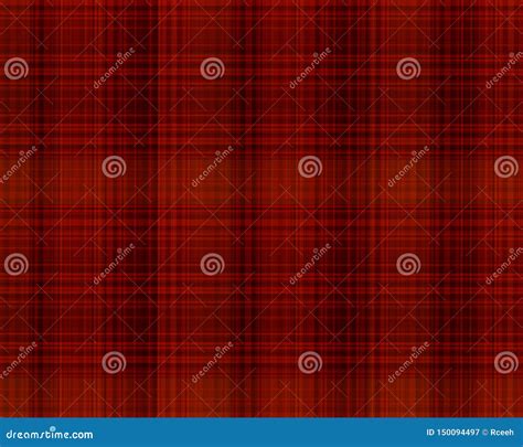 Red Fabric Plaid Texture Stock Vector Illustration Of Blanket 150094497