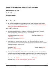 Netw Week Lab Docx Netw Week Lab Observing Frames