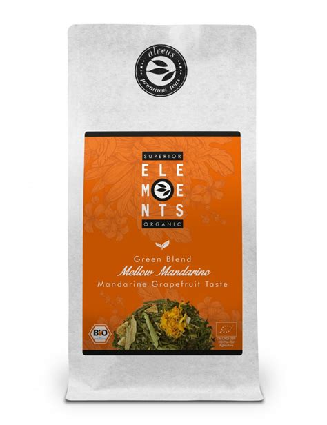 Th Bio Alveus Mellow Mandarine Saveur Mandarine Et Pamplemousse