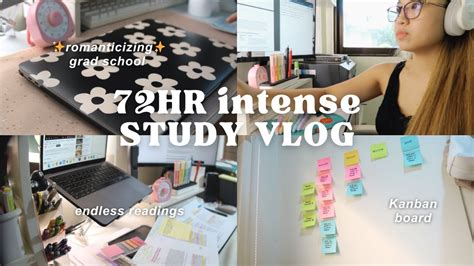 72 Hour STUDY VLOG Reading Note Taking Finishing Everything Before