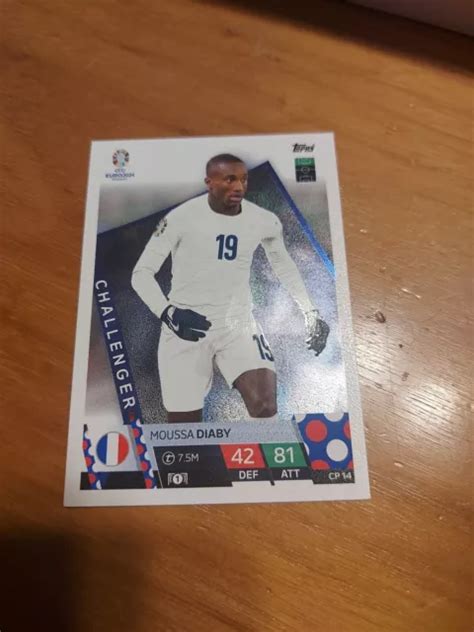 Topps Euro Match Attax Karte Challenger Cp Moussa Diaby Cp