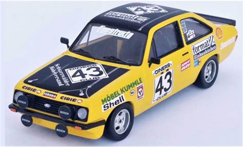 Miniature Ford Escort 1 43 Trofeu MK II RS 2000 No 43 H Kummle 1980