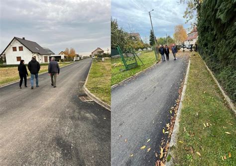 Kolejne Drogi W Gminie Kostom Oty Zosta Y Przebudowane I Oddane Do