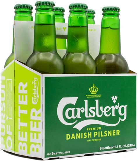 Carlsberg Pilsner 6pk 112oz Btl Legacy Wine And Spirits