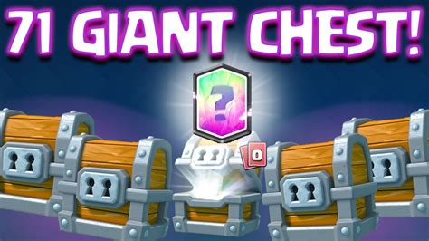 Clash Royale 71 Giant Chests Opening Legendary From Giant Chest Wtf