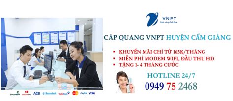 Lắp mạng VNPT huyện Cẩm Giàng 30 cước Liên hệ 0949752468