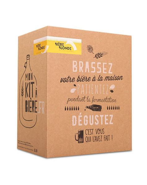 Mon Kit Bi Re Kit Complet Brassage Bi Re Blonde Lts La Compagnie Des Bonnes Bouteilles