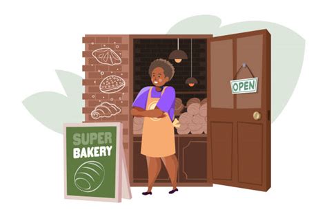 Black Woman Baker Illustrations Royalty Free Vector Graphics And Clip