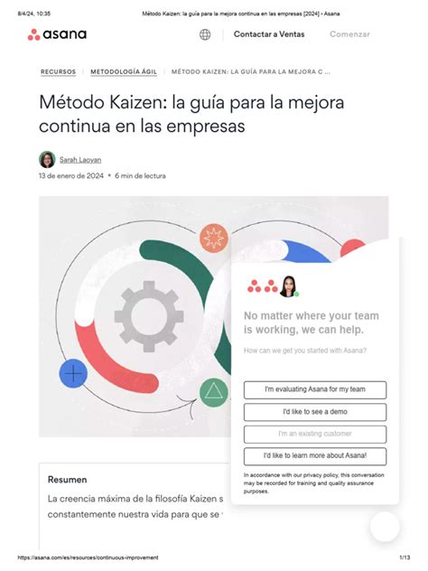 Método Kaizen La Guía Para La Mejora Continua En Las Empresas 2024