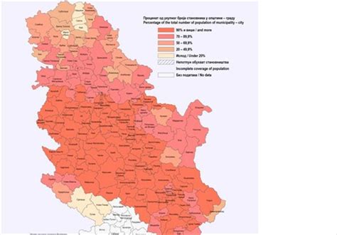 U Srbiji živi 300 hiljada stanovnika manje nego 2002 godine