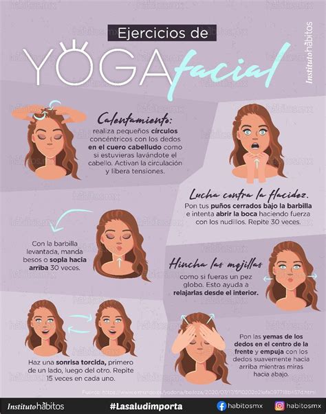 Ejercicios de yoga facial Hábitos Health Coaching