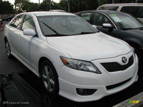 2010 Super White Toyota Camry Se 50828311 Car Color