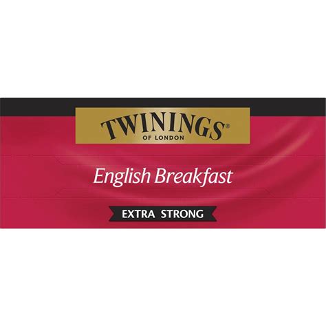 Twinings English Breakfast Extra Strong Tea Bags 80 Pack Woolworths