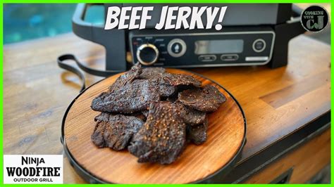 NINJA WOODFIRE GRILL SPICY BEEF JERKY RECIPE YouTube