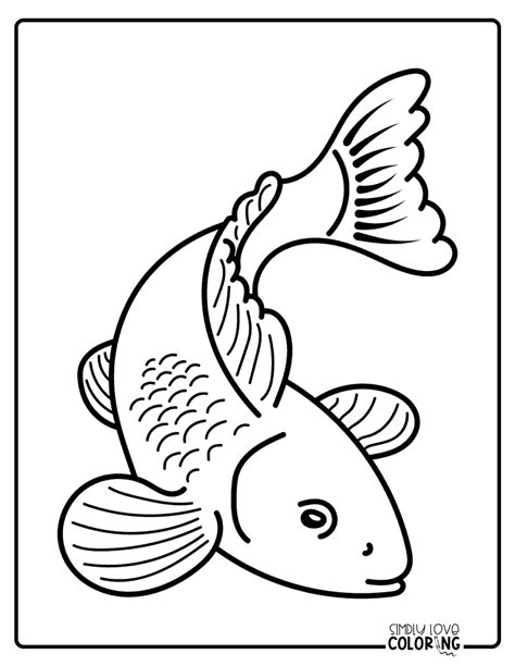 Goldfish Coloring Pages (Free PDF Printables) - Simply Love Coloring