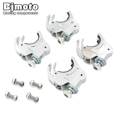 4pcslot Motorcycle Detachable Windshield Clamps Windscreen Clamp Quick