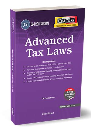 CS Professional Module 1 Paper 2 CRACKER For Tax ATL By Pratik