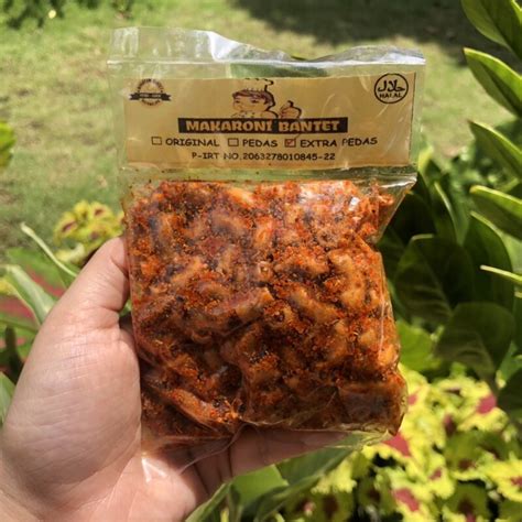 Jual MAKARONI BANTET PEDAS CAP KOKI ASLI KHAS TASIKMALAYA MAKRONI