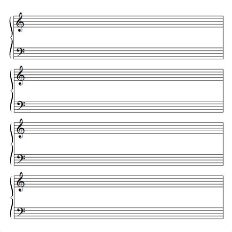 Free Printable Music Paper Theory