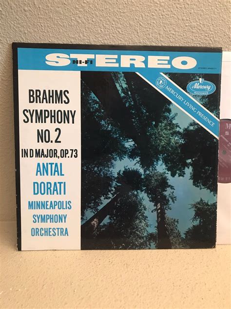 Brahms Dorati MSO Symphony No 2 In D Major Op 73 LP EX 1959