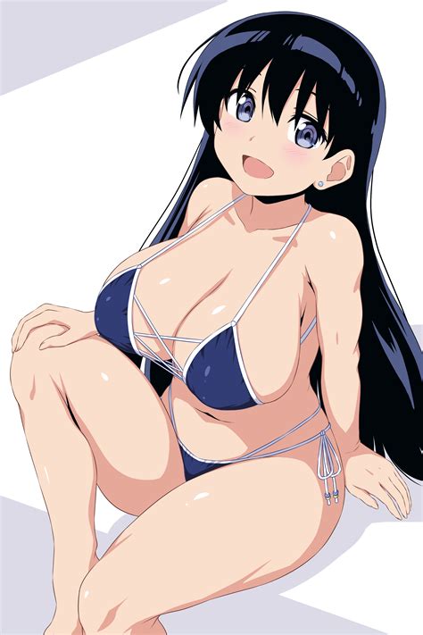 Nori Tamago Arato Nagi Ruri No Houseki Absurdres Highres 1girl Bare Shoulders Bikini