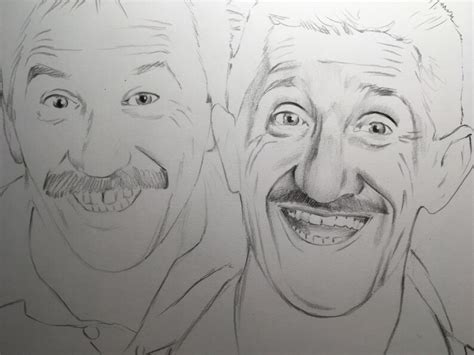 The Chuckle Brothers Original Pencil Drawing Fan Art A4 Etsy