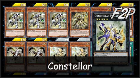 Constellar F2p P2w Deck Analysis And Testing [yu Gi Oh Duel Links] Youtube