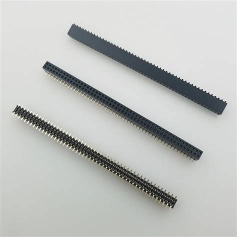 Smt 127mm 127 Pin Header Double Row Female Breakaway Pcb Board